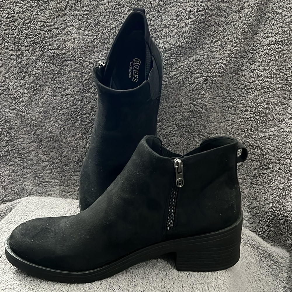BZEES-Women's Black Ankle Boots